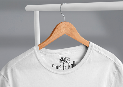 Cans & Rolls Logo groß | Tee White