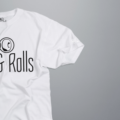 Cans & Rolls Logo groß | Tee White