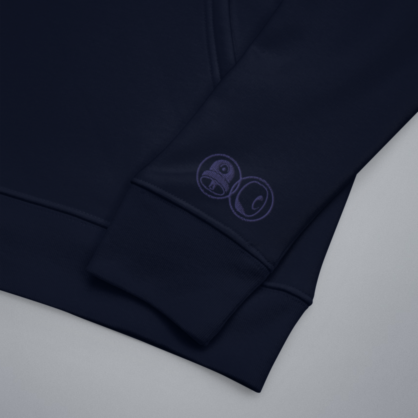 Cans & Rolls Schriftzug mittig Stick | Hoodie Navy